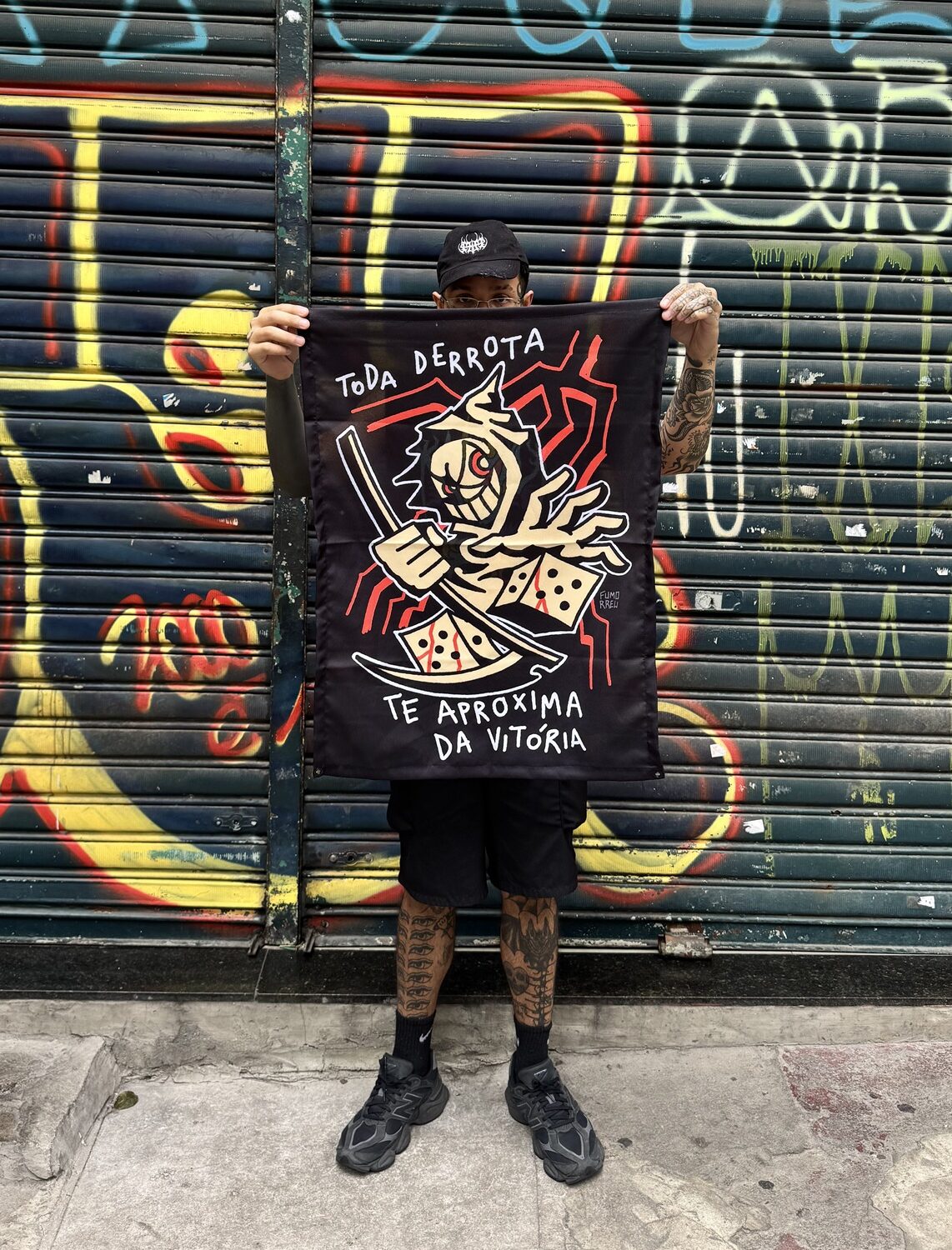 (ESGOTADO) BANDEIRA "DERROTA/VITÓRIA"